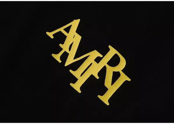 Amiri Champagne Glass Graphic Black T-Shirt - 23