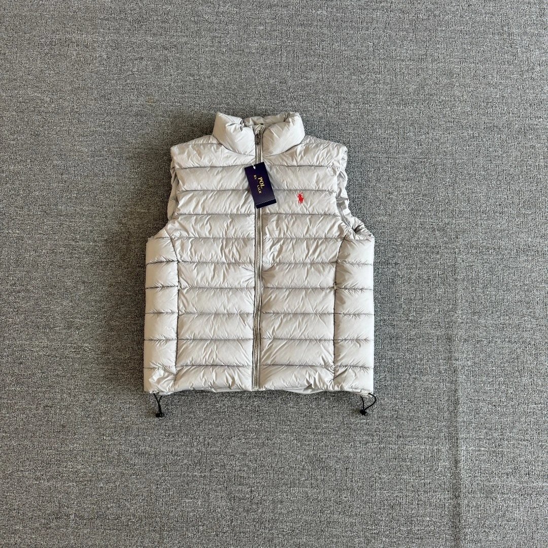 Quilted Embroidered Stand Collar Vest photo 2