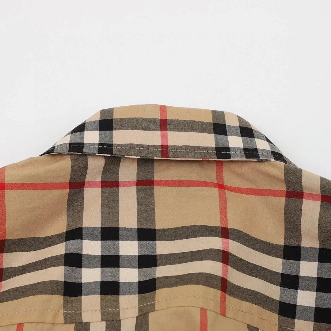 Burberry Classic Check Long-Sleeve Shirt Beige Multicolor - 9