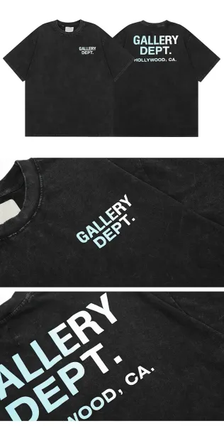 Gallery Dept. Dept. de la Galerie Black Oversized T-Shirt - 9