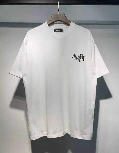 Amiri Champagne Glass Graphic Black T-Shirt - 7
