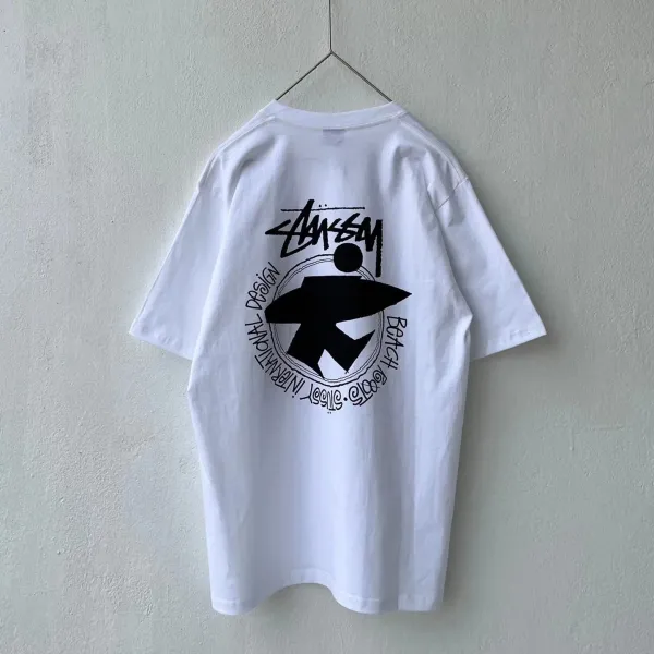 Stussy International Design Beach Roots White T-Shirt - 1