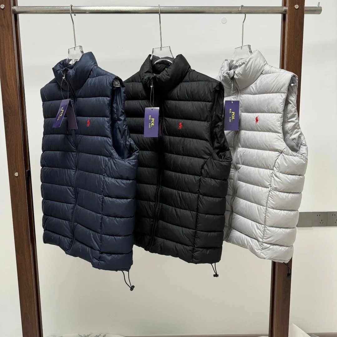 Quilted Embroidered Stand Collar Vest photo 6