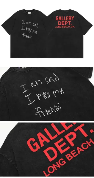 Gallery Dept. Dept. de la Galerie Black Oversized T-Shirt - 5