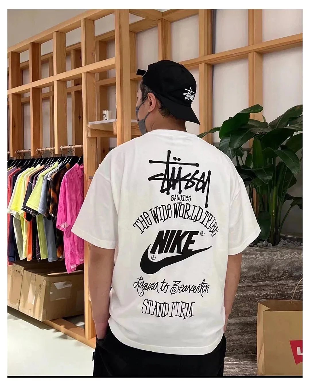 Stussy Graffiti Swoosh T-Shirt photo 5