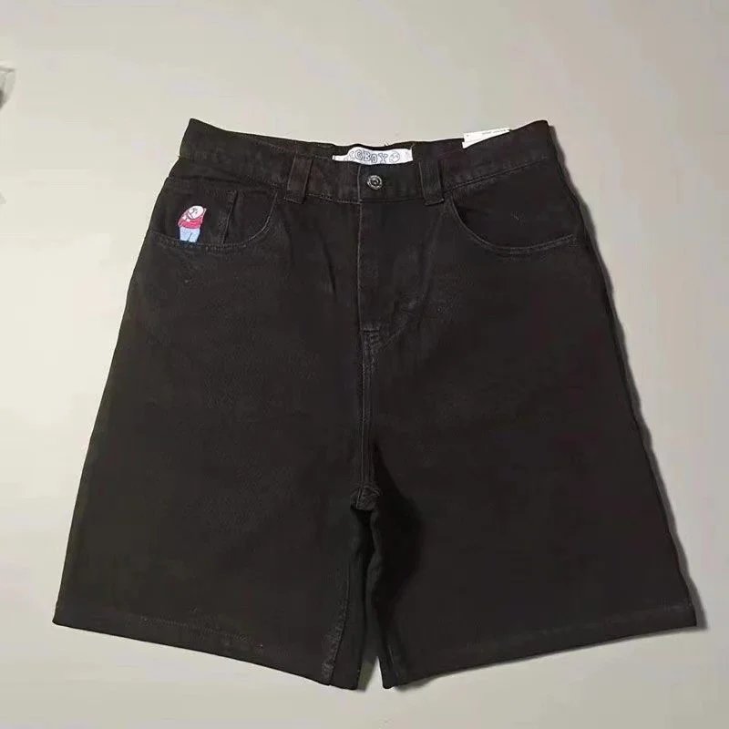 Relaxed Fit Gradient Denim Shorts photo 3
