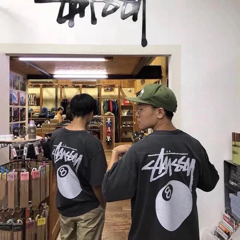 Stussy Black Logo T-Shirt photo 7