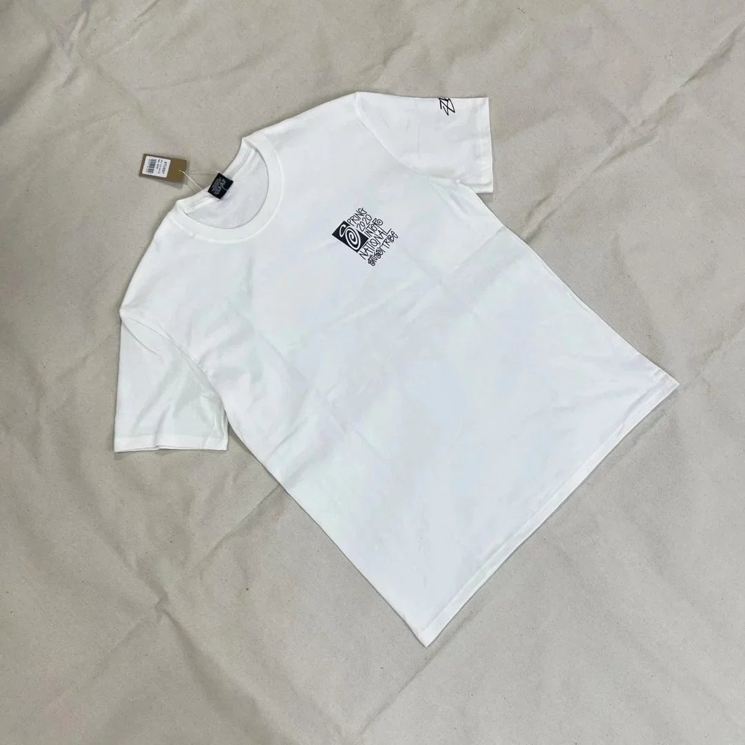Stussy Knight Rider Graphic White T-Shirt - 6