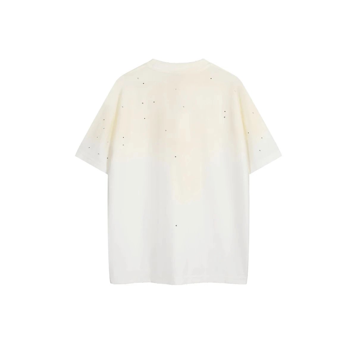 Acne Studios Stockholm 1996 Cream Embellished Graphic T-Shirt
