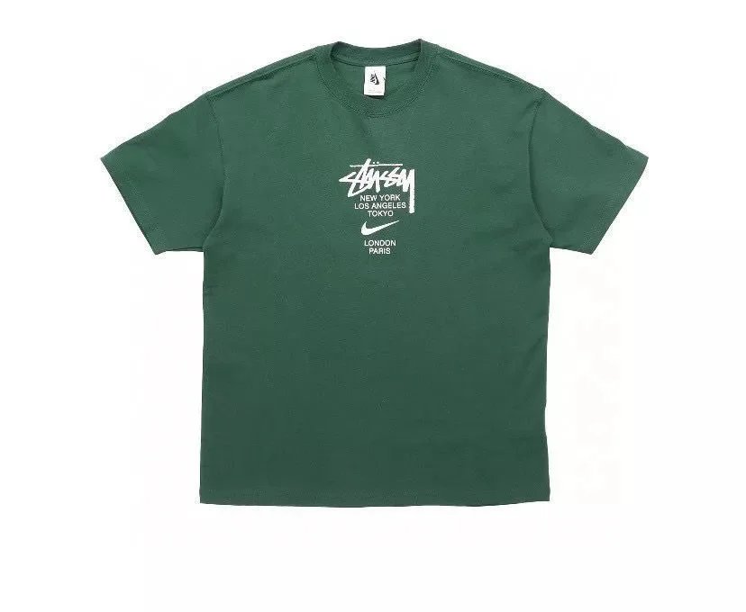 Stussy x Nike City Series Green T-Shirt - 9