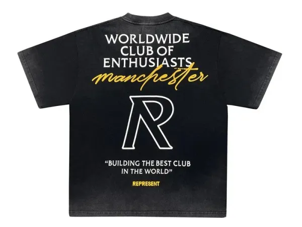 Represent Worldwide Club of Enthusiasts Manchester Black T-Shirt - 1