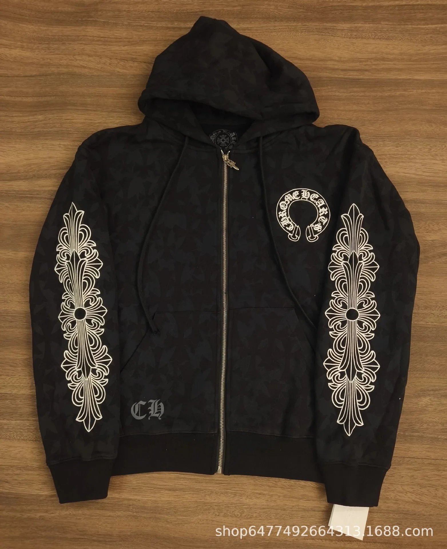 Chrome Hearts Cross Print Hoodie photo 4