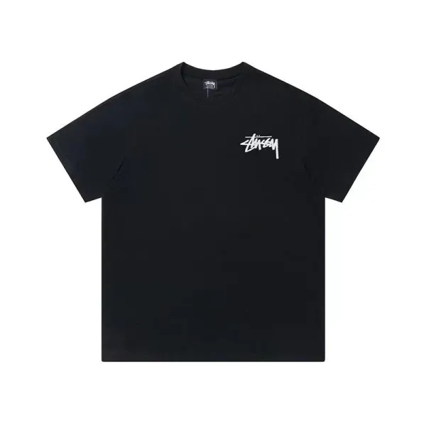 Stussy Laguna Beach T-Shirt Black and White - 5