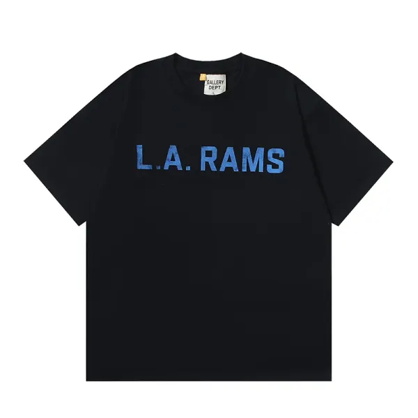 Gallery Dept L.A. Rams Graphic T-Shirt Black - 5