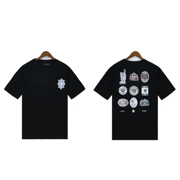 Amiri Snake Logo Graphic T-Shirt Black - 18