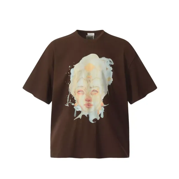 Gallery Dept Odept Drave Graphic Print T-Shirt Black - 46