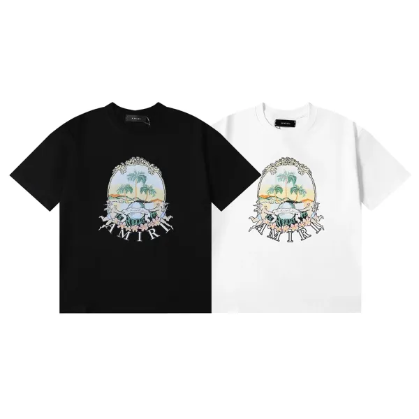 Amiri Bandana Rabbit Logo White T-Shirt - 18