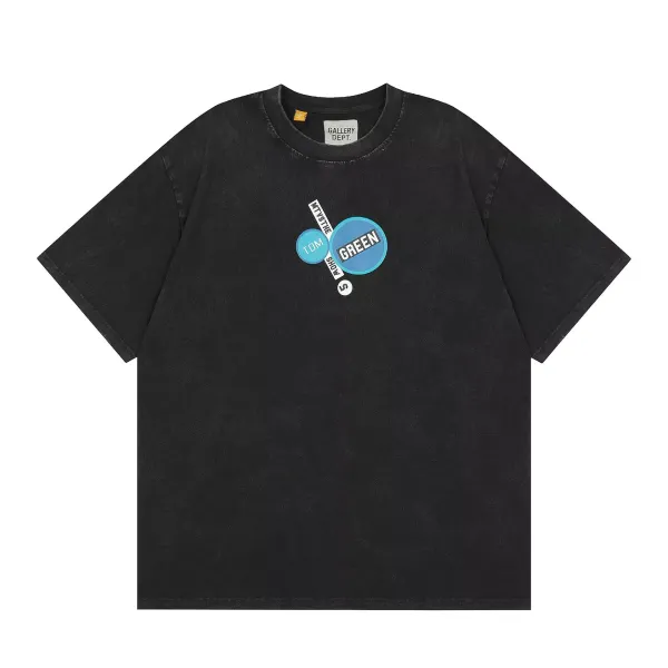 Gallery Dept Tom Green Graphic Washed Black T-Shirt - 15