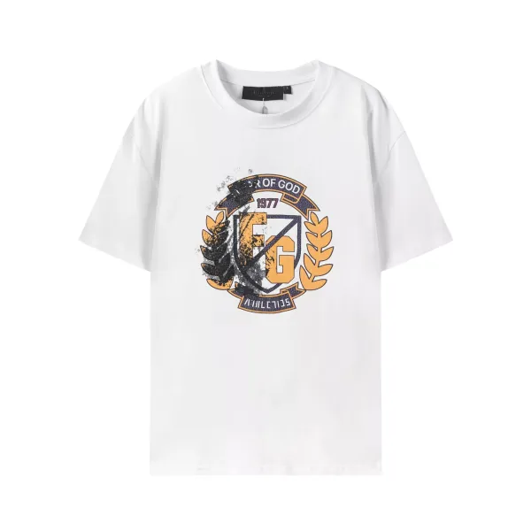 Fear of God Essentials Crest Logo White T-Shirt - 1