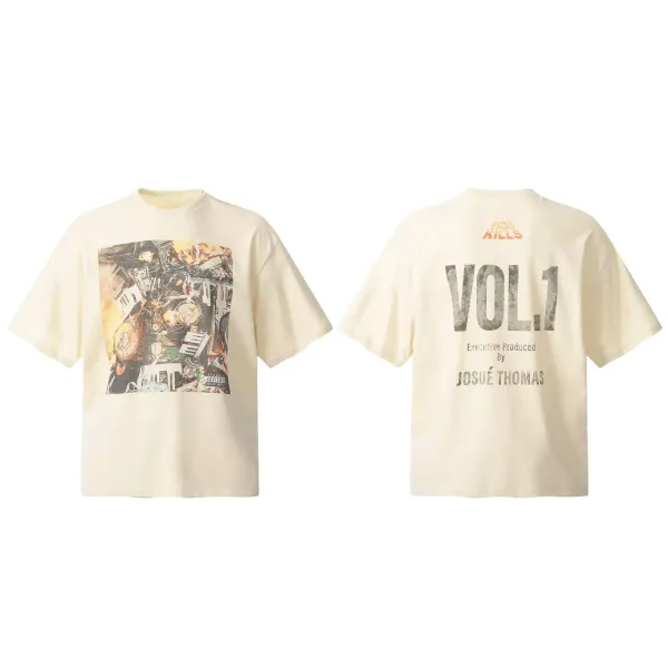Gallery Dept Skeleton Beach Graphic T-Shirt Charcoal Gray - 8