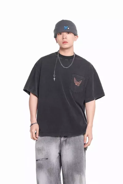 Gallery Dept Skeleton Beach Graphic T-Shirt Charcoal Gray - 15