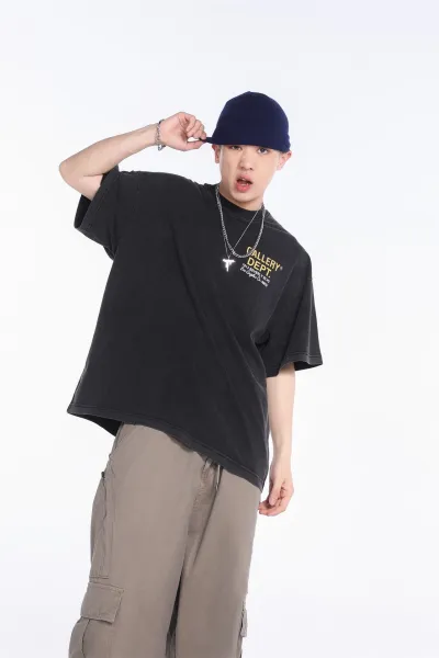 Gallery Dept Odept Drave Graphic Print T-Shirt Black - 9