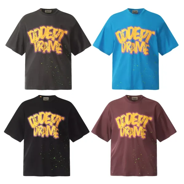 Gallery Dept Odept Drave Graphic Print T-Shirt Black - 15