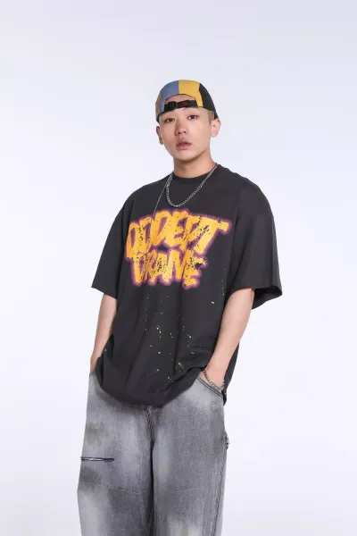 Gallery Dept Odept Drave Graphic Print T-Shirt Black - 22