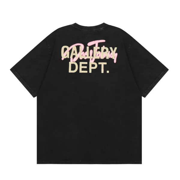 Gallery Dept. Acid Wash Black T-Shirt - 6