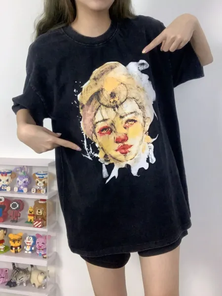 Gallery Dept Tom Green Graphic Washed Black T-Shirt - 7