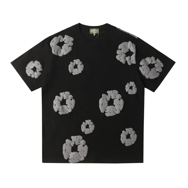 Saint Tears Floral Print Sweat Shorts Gray - 16