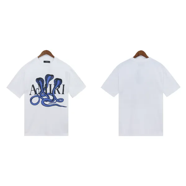 Amiri Snake Logo Graphic T-Shirt Black - 13