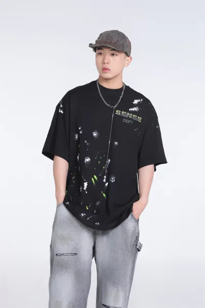 Gallery Dept Odept Drave Graphic Print T-Shirt Black - 32