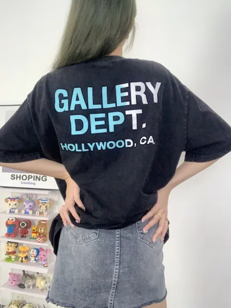 Gallery Dept. Acid Wash Black T-Shirt - 37