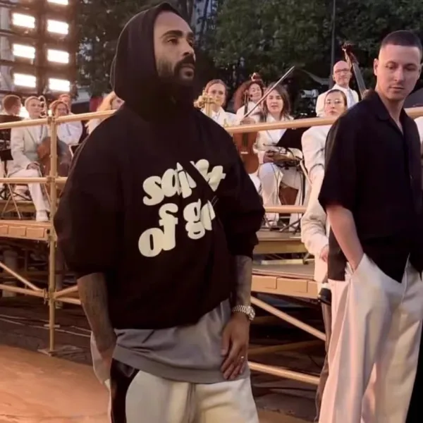 Fear of God Essentials Saint of God Black Hoodie - 3