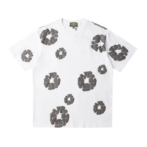 Saint Tears Floral Print Sweat Shorts Gray - 19