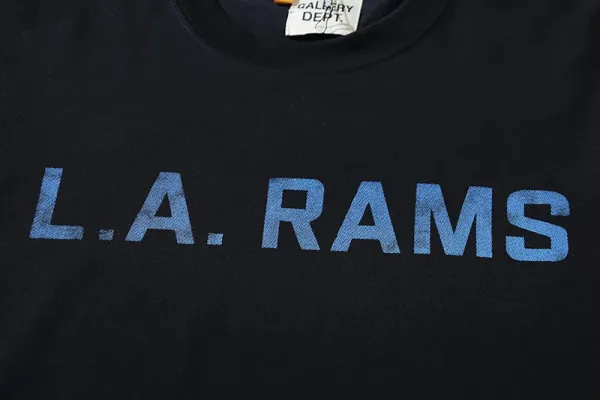 Gallery Dept L.A. Rams Graphic T-Shirt Black - 18