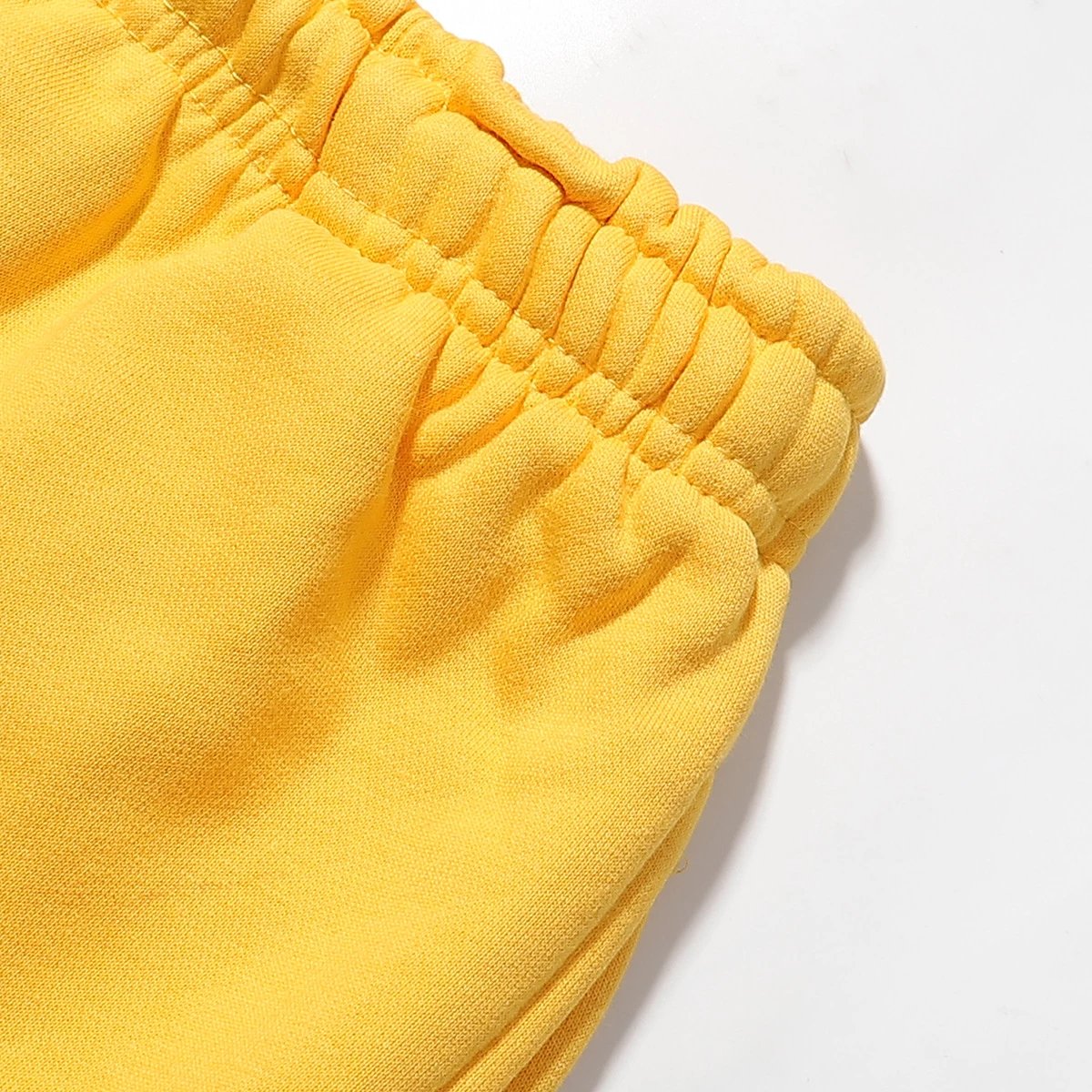 Design Flame Print Yellow Sweatpants - 20
