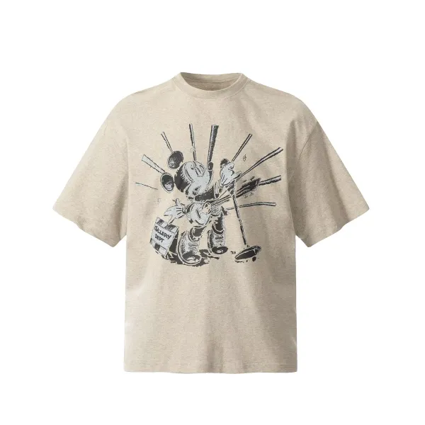 Gallery Dept Mickey Mouse Gallery Dept T-Shirt Beige - 1
