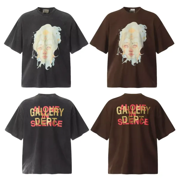 Gallery Dept Odept Drave Graphic Print T-Shirt Black - 40