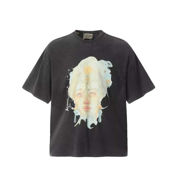 Gallery Dept Odept Drave Graphic Print T-Shirt Black - 44