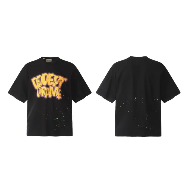 Gallery Dept ODEPT DRAVE Black Graphic T-Shirt - 1