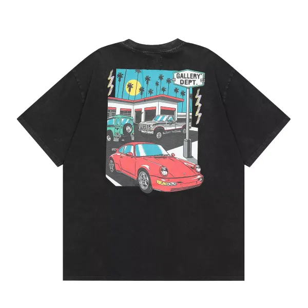 Gallery Dept Tom Green Graphic Washed Black T-Shirt - 36