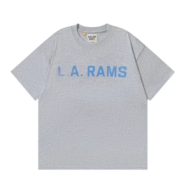 Gallery Dept L.A. Rams Graphic T-Shirt Black - 7