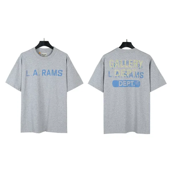 Gallery Dept L.A. Rams Gray T-Shirt - 1