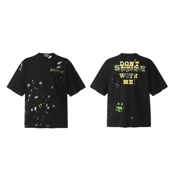Gallery Dept Don't Sense Me Black Oversized T-Shirt - 1