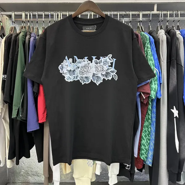 Amiri Bandana Rabbit Logo White T-Shirt - 9