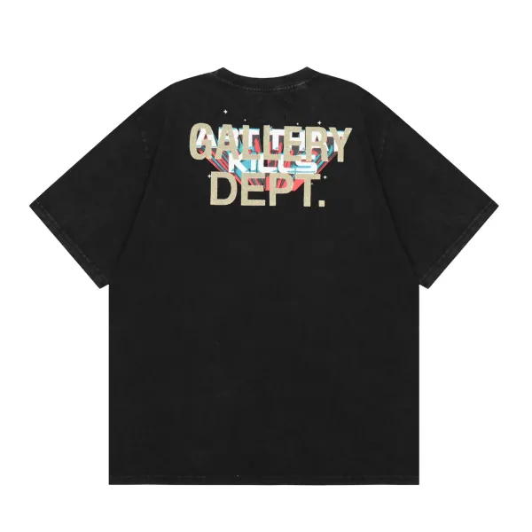 Gallery Dept. Acid Wash Black T-Shirt - 18