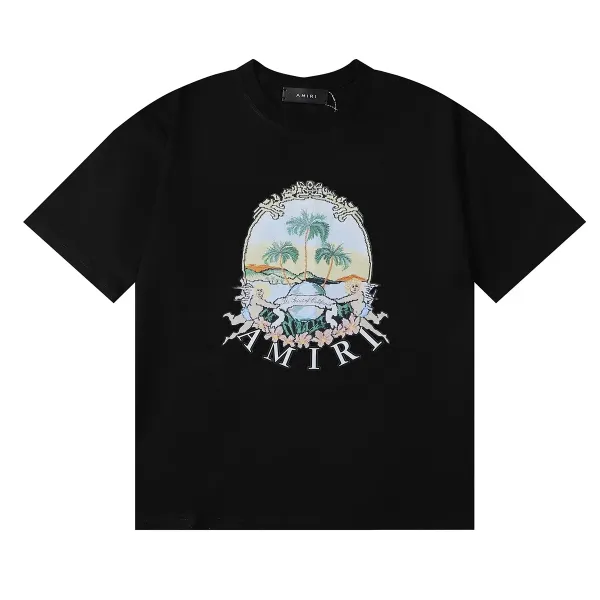 Amiri Bandana Rabbit Logo White T-Shirt - 22