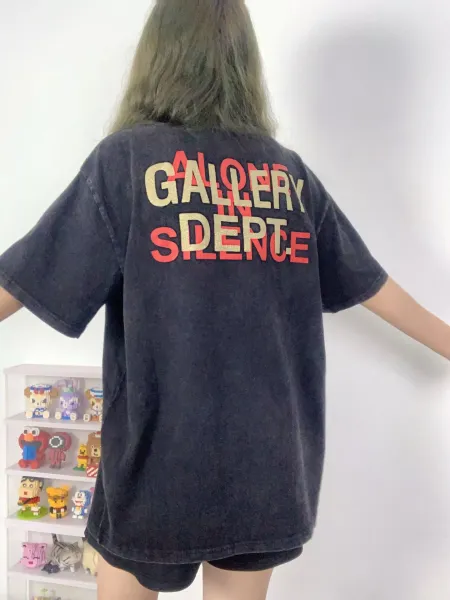 Gallery Dept Tom Green Graphic Washed Black T-Shirt - 8